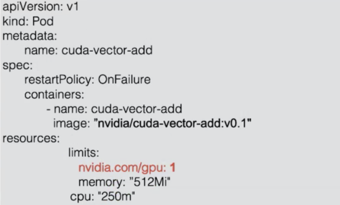 pod使用gpu资源